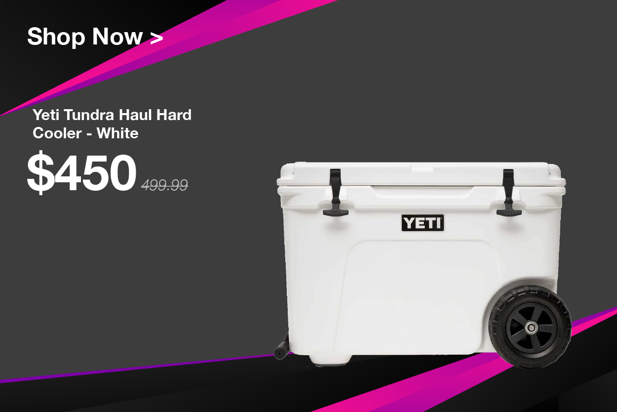 Yeti Tundra Haul Hard cooler was 499.99, now $450