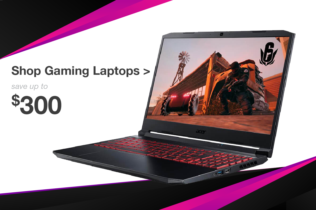 Shop Gaming Laptops and save up to $300