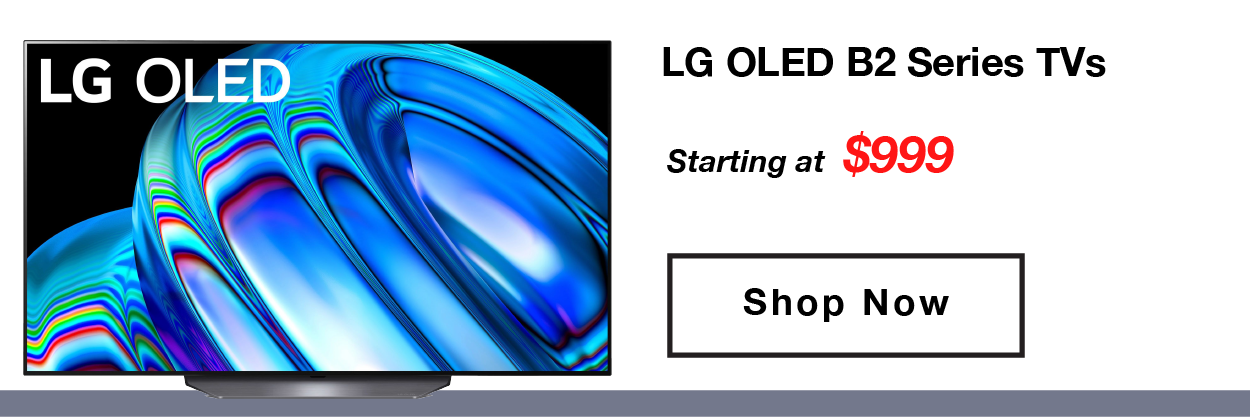LG OLED B2 Series TVs starting at $999