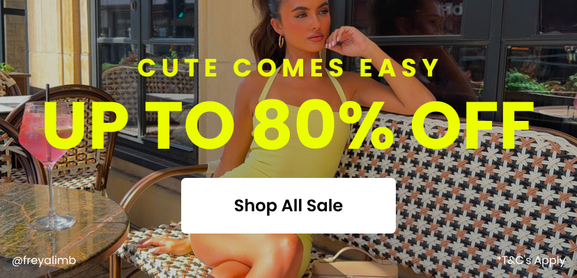 Cute Comes Easy. Up to 80 percent off. Shop All Sale. Terms and conditions apply. Markdowns Bottom Banner