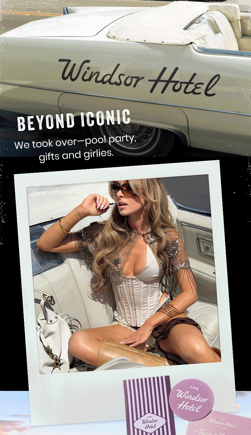 Beyond Iconic. We took over. Pool party and gifts and girlies.