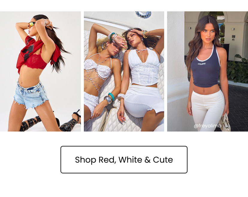 Shop Red White and Cute