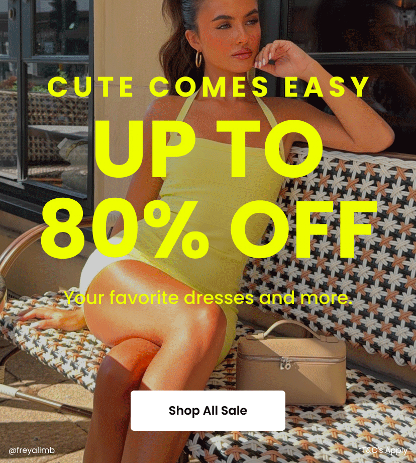 Cute Comes Easy. Up to 80 percent off. Your favorite dresses and more. Shop All Sale. Terms and conditions apply.
