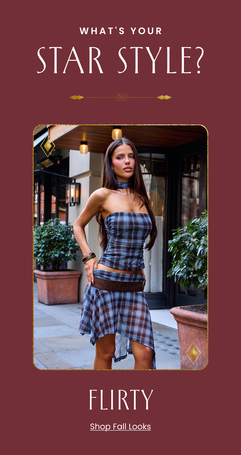 Flirty Star Style. Shop Fall Looks