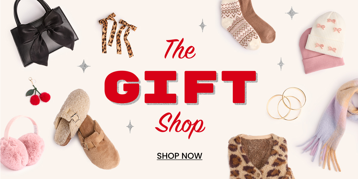 The Gift Shop. Shop Now. Banner