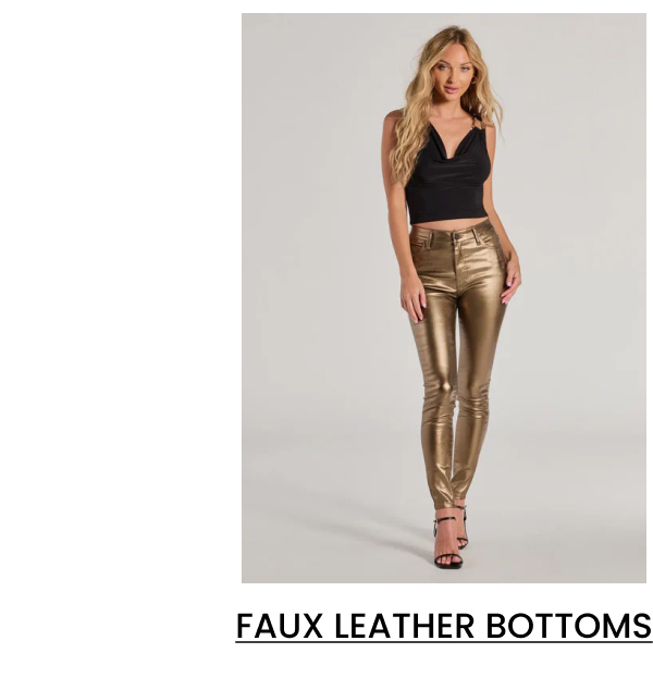 Faux Leather Bottoms Category