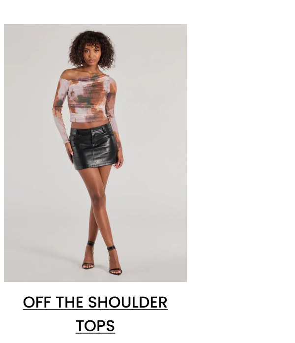 Off the Shoulder Tops Category