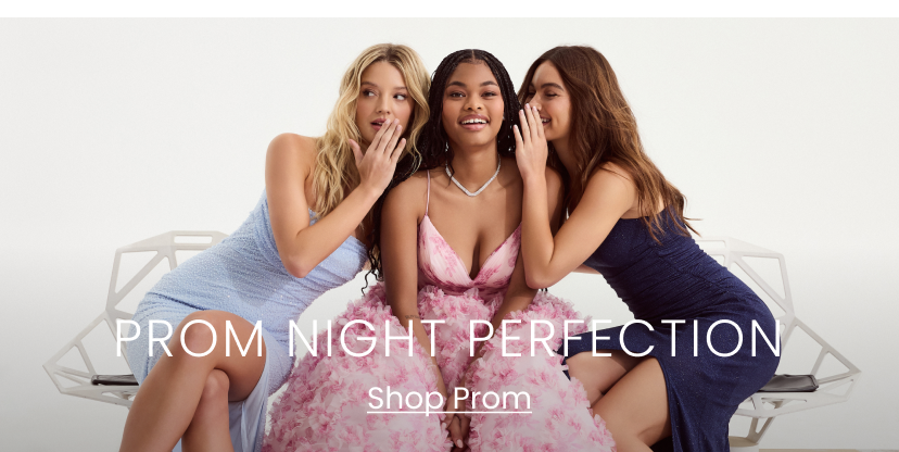 Prom Night Perfection. Shop Prom Dresses. Banner