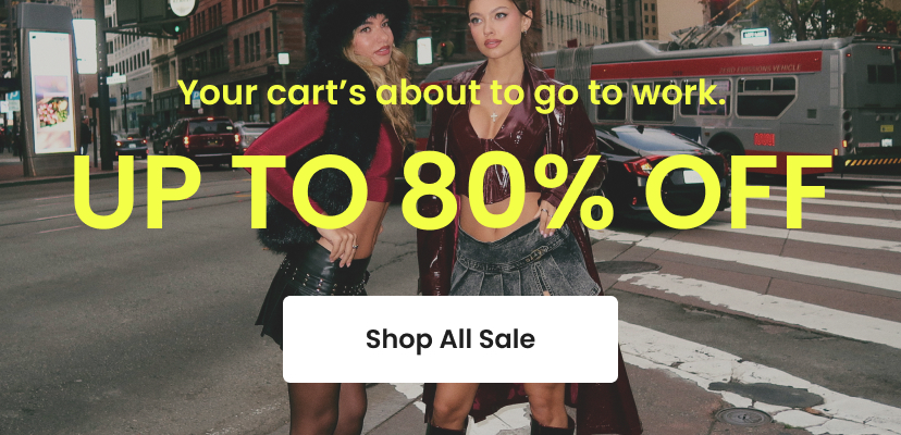 Your cart is about to go work. Up to 80 percent off. Shop All Sale. Markdowns Banner.