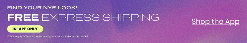 Free Express Shipping App Only Promo. Banner