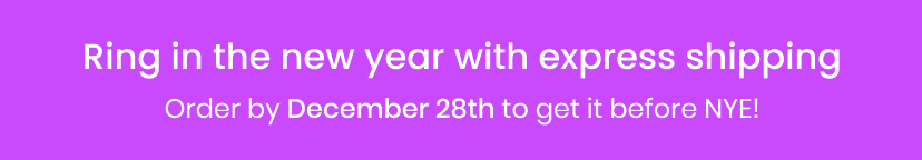Express Shipping Order By Dec 28. Shipping Cut Off. Banner