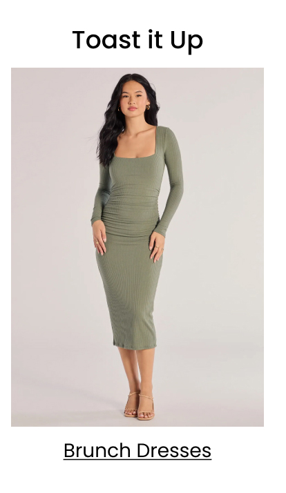 Toast it Up. Brunch Dresses