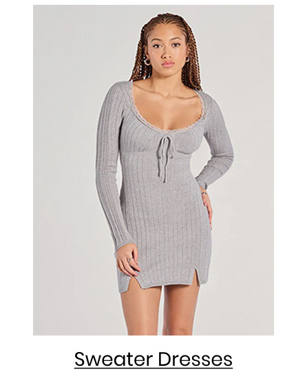 Sweater Dresses Category
