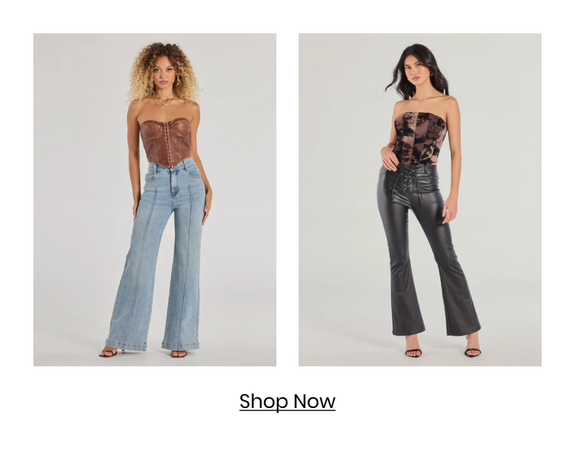 2. Flare Pants. You will pass the vibe check in these. Shop Now.