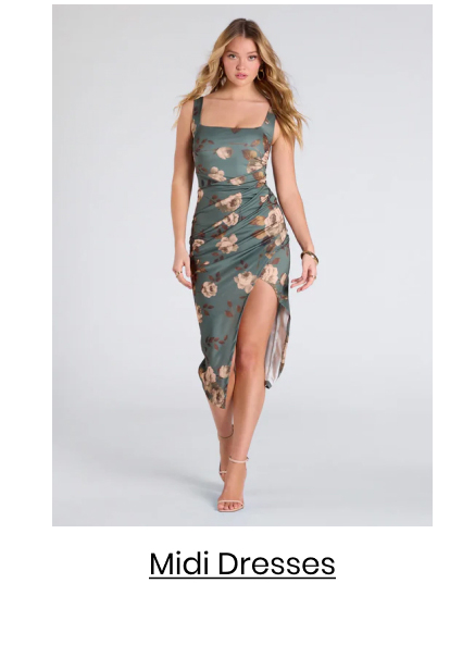Midi Dresses Category