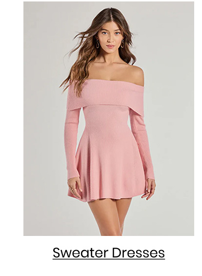 Sweater Dresses Category