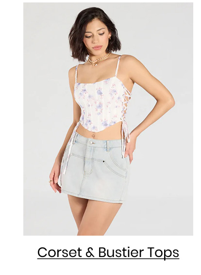 Corset and Bustier Tops Category