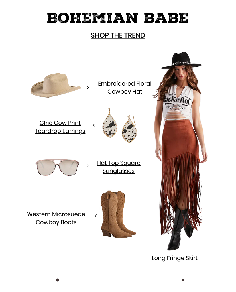 Bohemian Babe. Shop the Trend