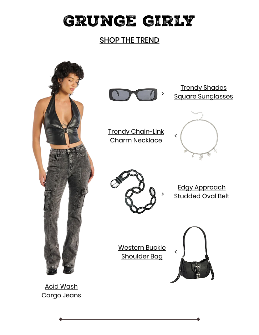 Grunge Girly. Shop the Trend