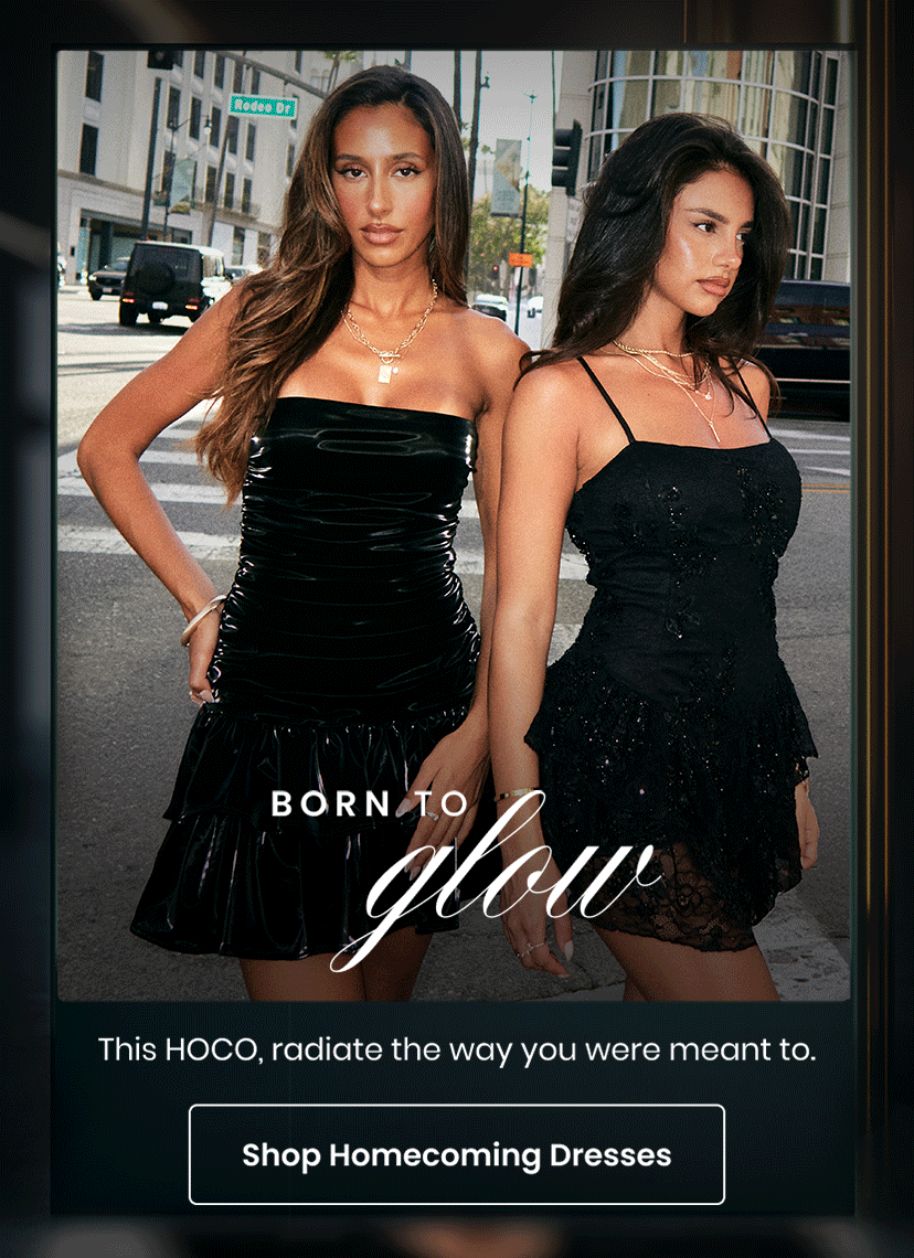 Born to glow. This hoco radiate the way you were meant to. Homecoming Dresses