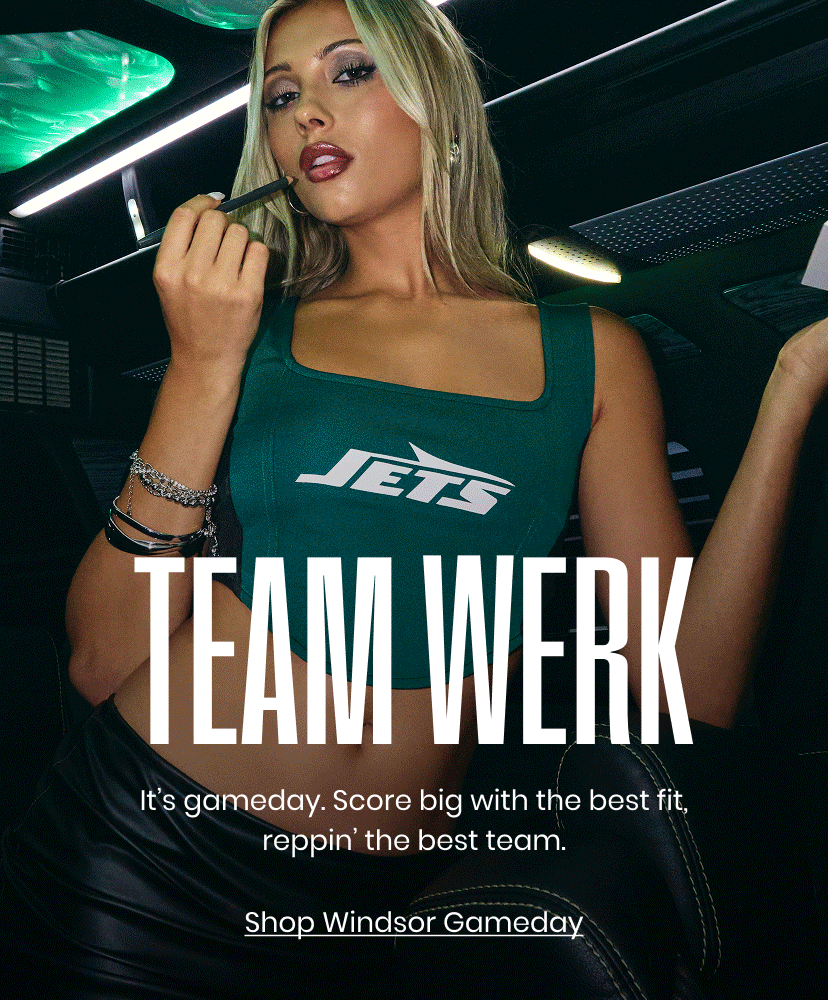 Team Werk. Its gameday. Score big with the best fit. NFL Collection