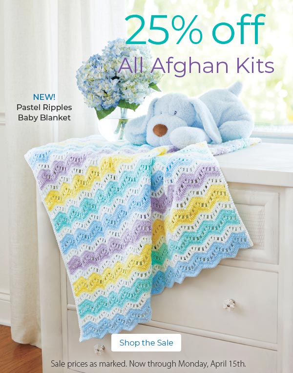 25% Off All Afghan Kits