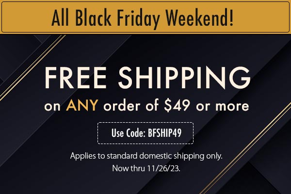 Free Shipping on $49