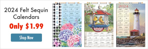 2024 Felt Calendars $1.99