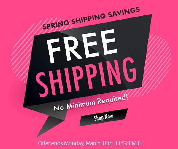 Free Shipping - No Minimum