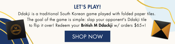 FREE BRITISH M DDACKJI W/ ORDERS $65+