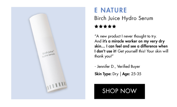 E NATURE Birch Juice Hydro Serum