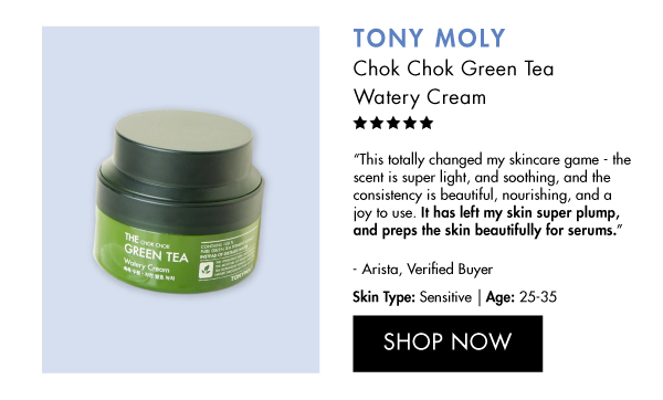 TONY MOLY Chok Chok Green Tea Watery Cream