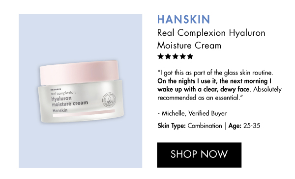 HANSKIN Real Complexion Hyaluron Moisture Cream