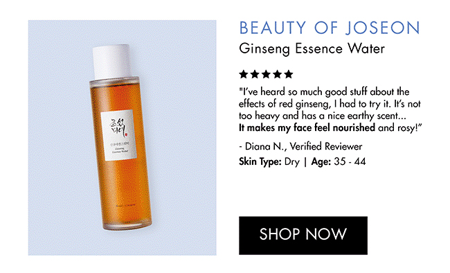 BEAUTY OF JOSEON Ginseng Essence Water