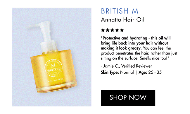 BRITISH M Annatto Hair Oil