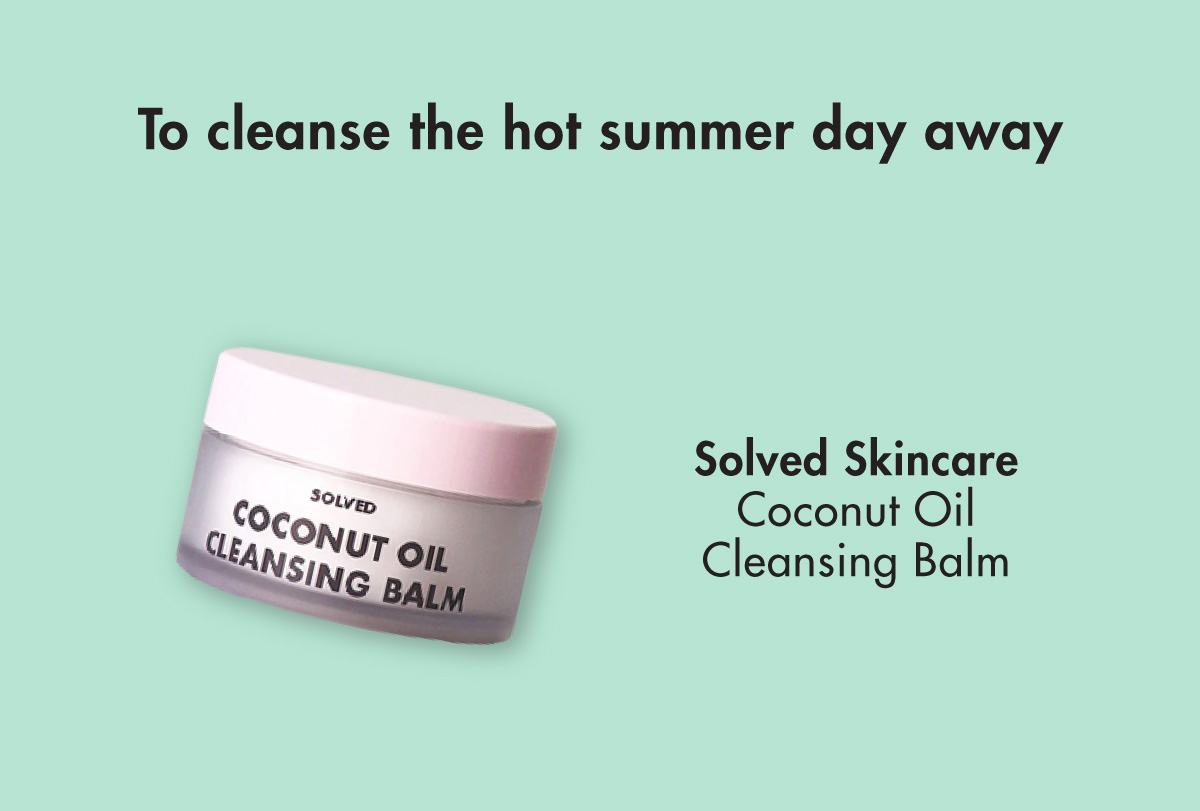 Solved Skincare Coconut Oil Cleansing Balm