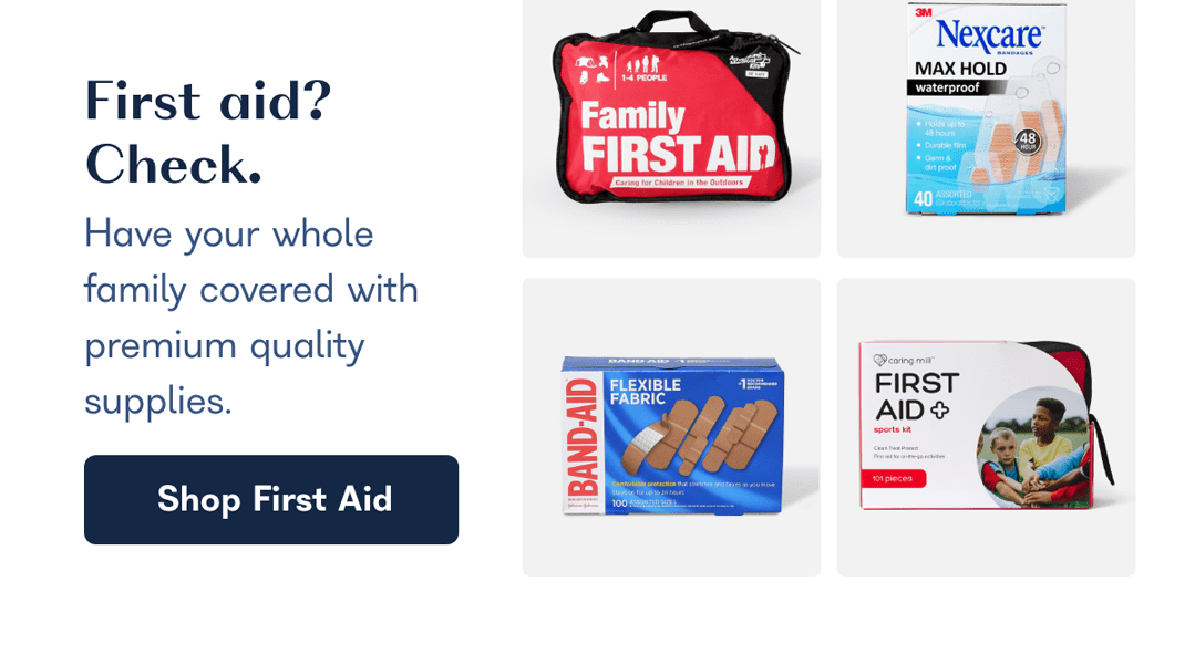 Shop First Aid