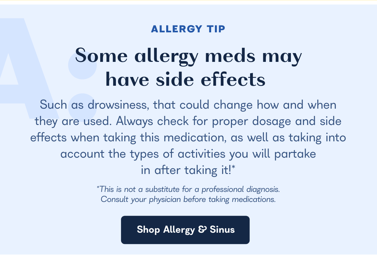 Shop Allergy & Sinus