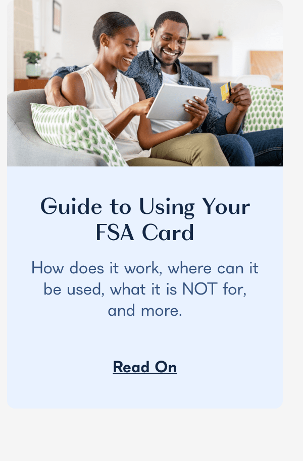 Guide to Using Your FSA Card