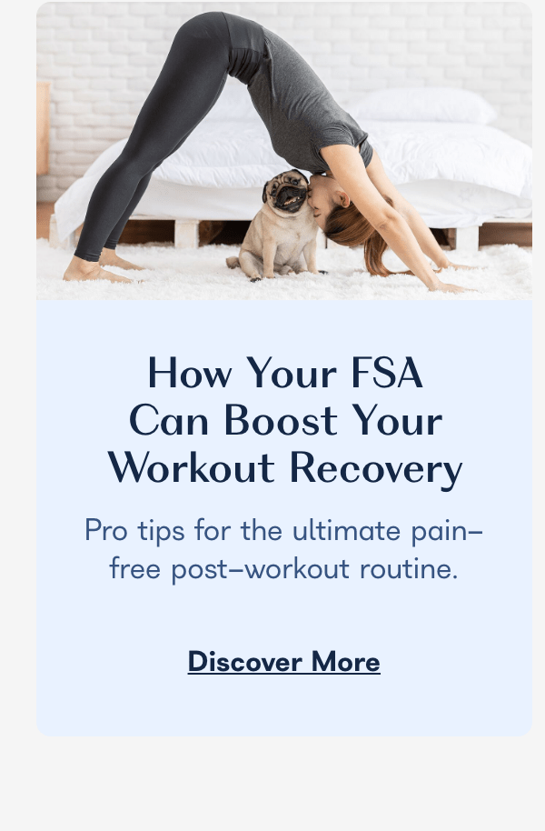 How Your FSA Can Boost Your Workout Recovery