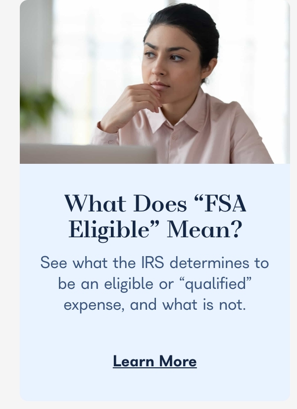 What Does “FSA Eligible” Mean?