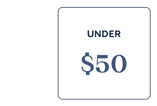 Shop under $50