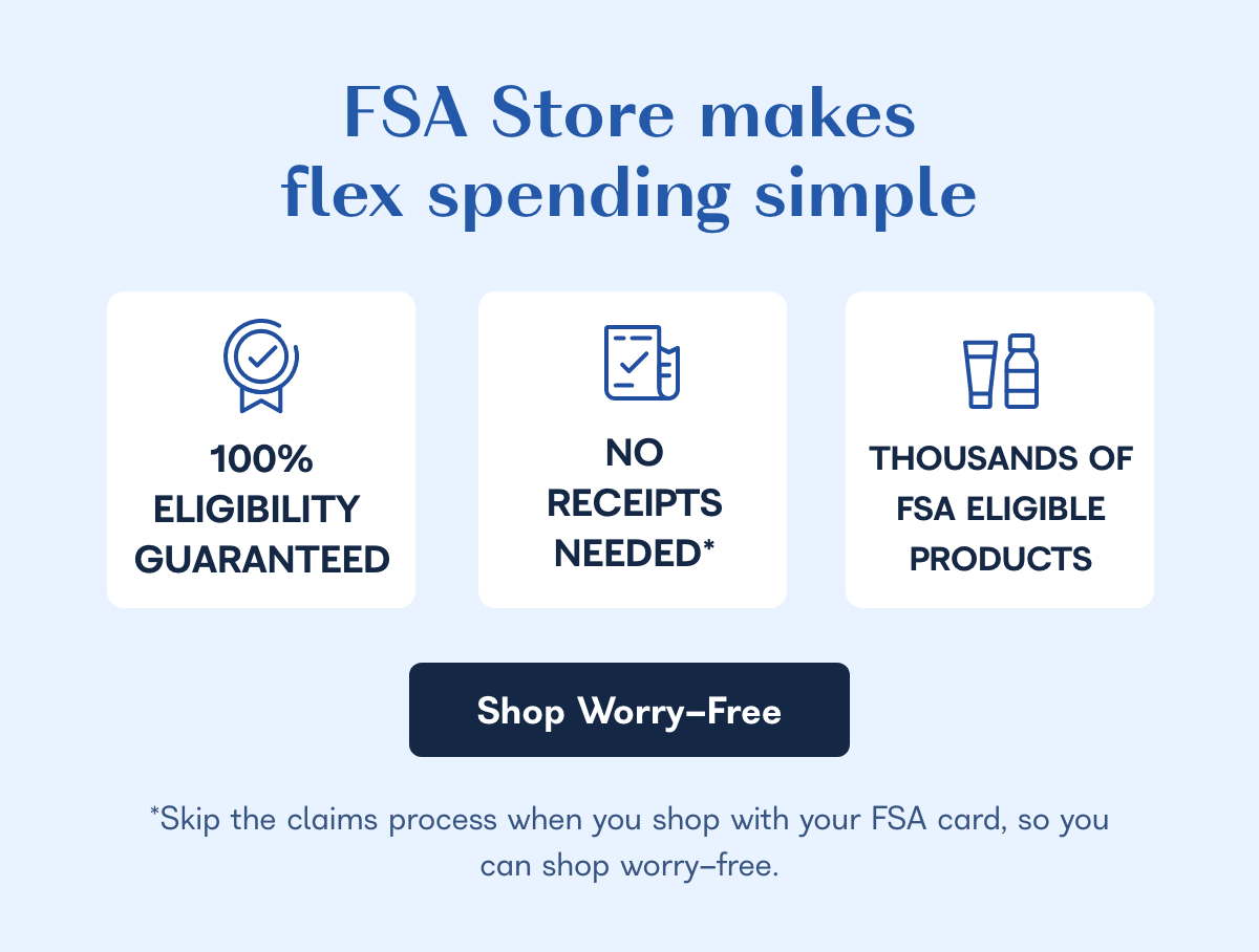 FSAstore.com - Everything's guaranteed eligible 