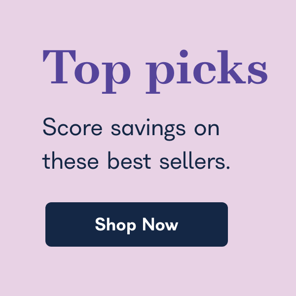 Score savings on these best sellers.