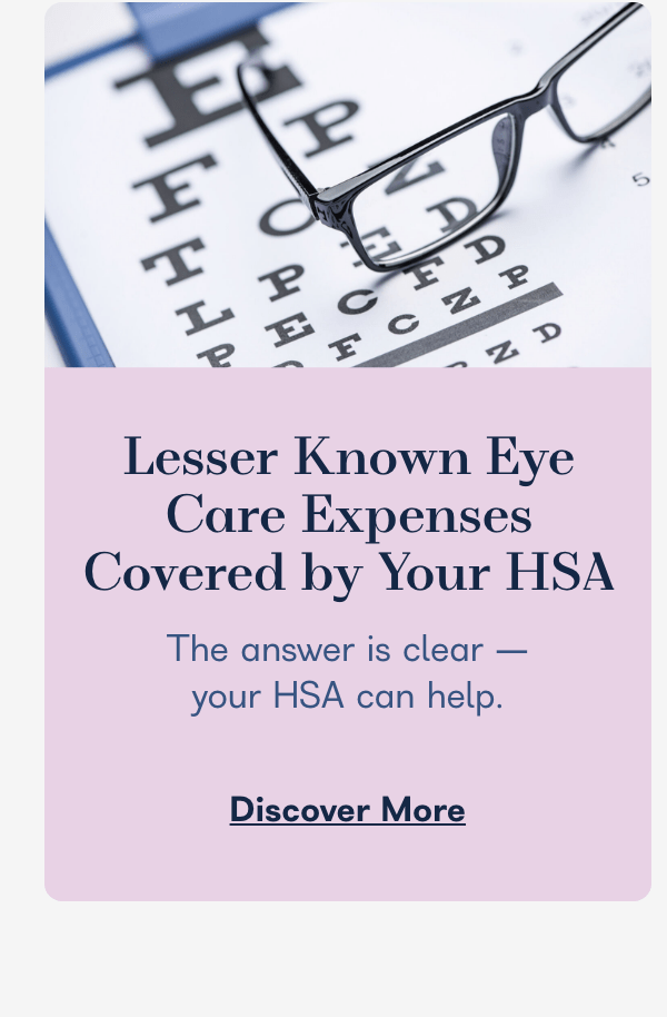 Lesser Known Eye Care Expenses Covered by Your HSA