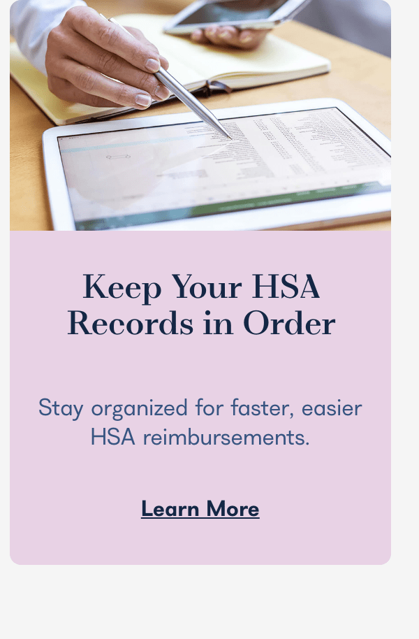Keep Your HSA Records in Order