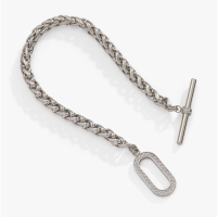 Pav Toggle Chain Bracelet | Shop Now