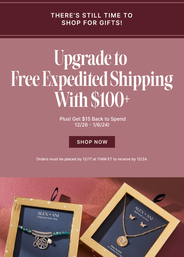 Free Expedited Shipping with $100+ | Shop Now