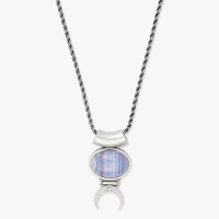Blue Lace Agate Adjustable Necklace | Shop Now