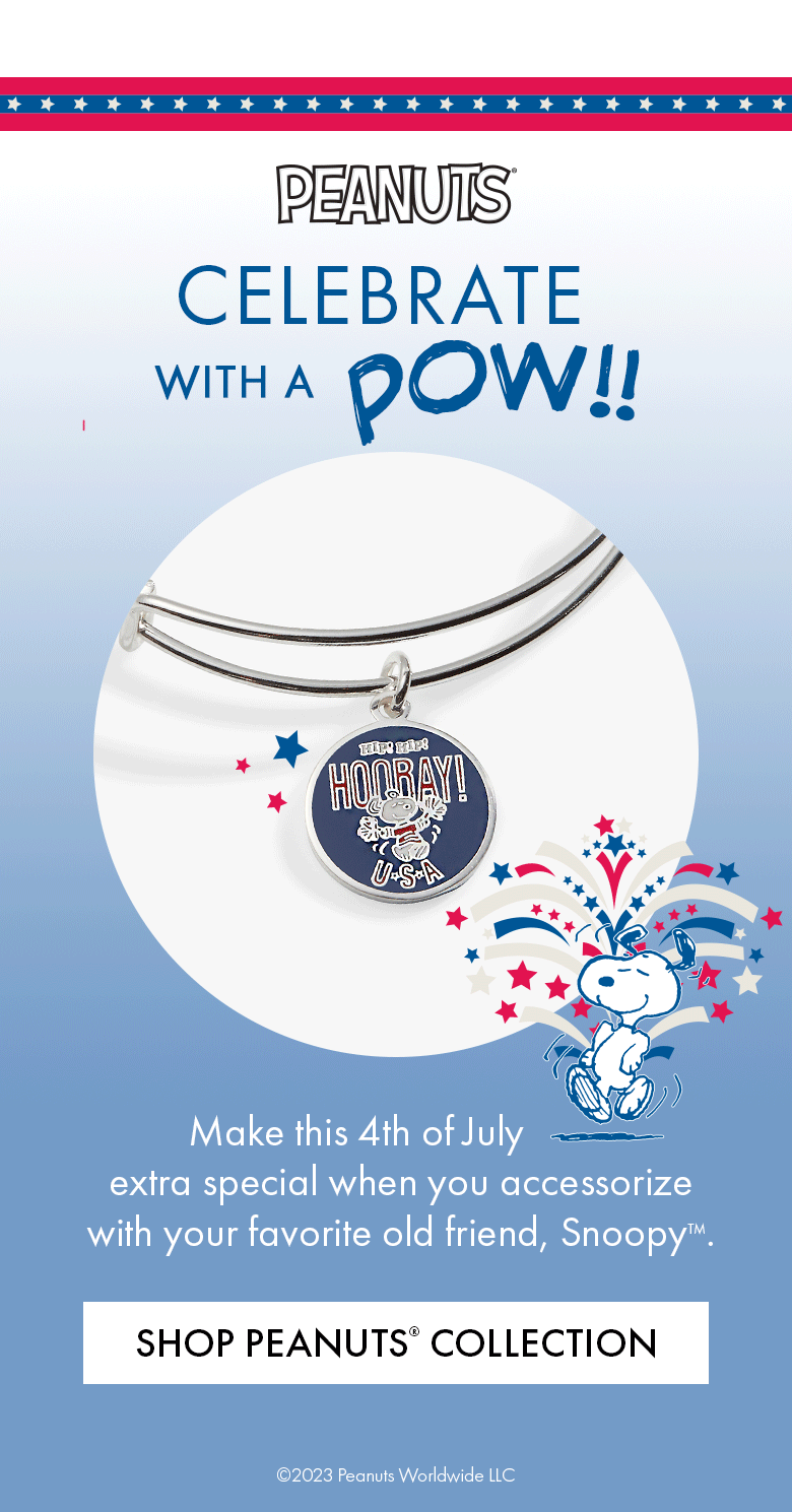 NEW! Peanuts™ 🇺🇸 Hip, Hip Hooray U.S.A Alex And Ani